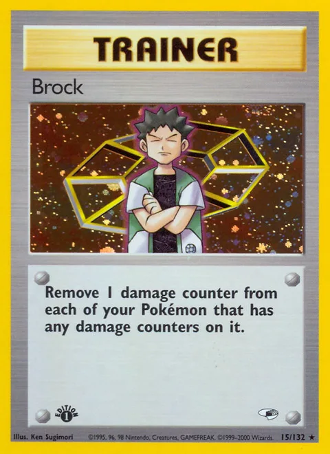 Brock, a Pokémon card