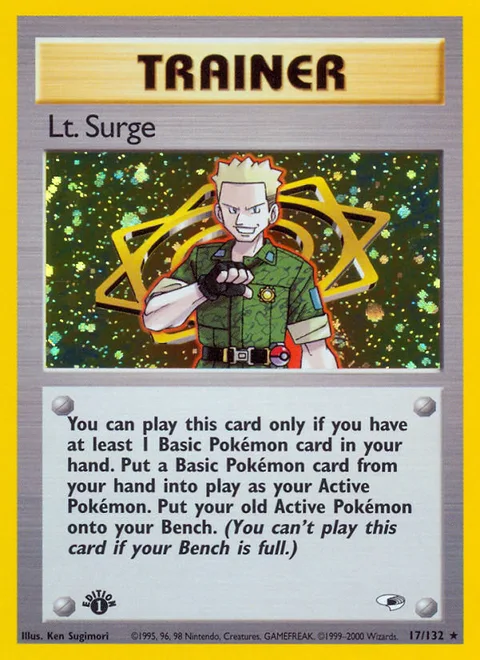 Lt. Surge, a Pokémon card