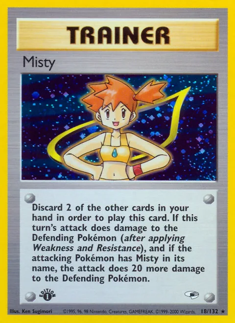 Misty, a Pokémon card