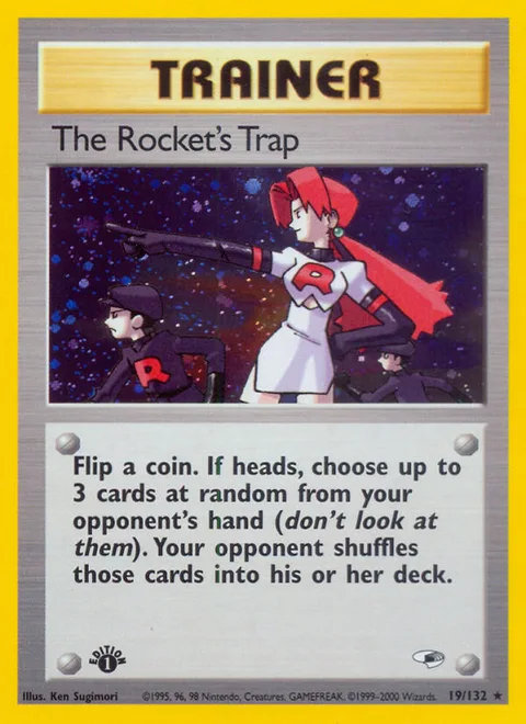 The Rocket's Trap, a Pokémon card