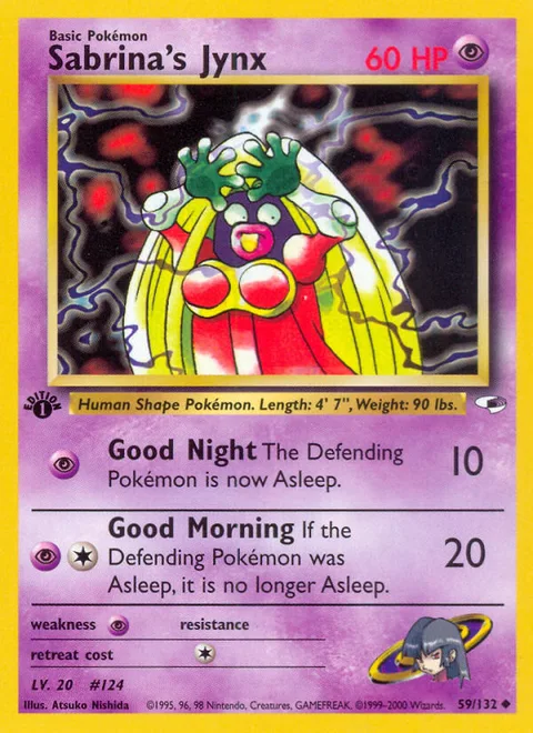 Sabrina's Jynx, a Pokémon card