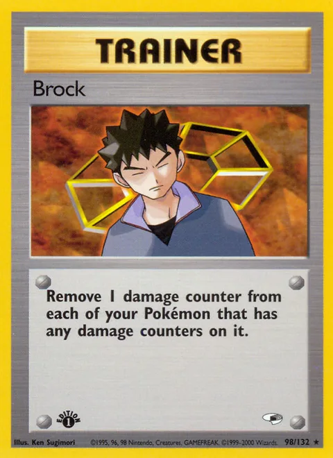 Brock, a Pokémon card