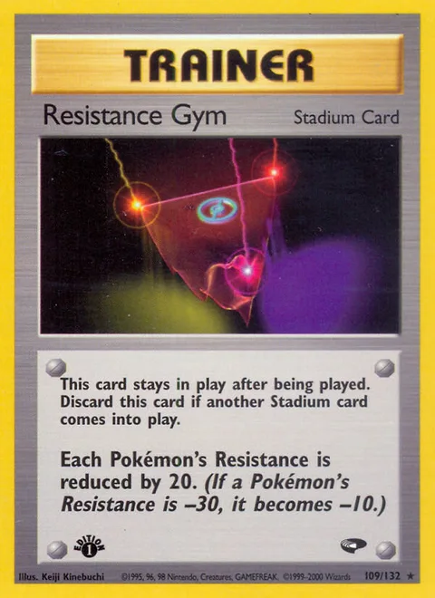 Resistance Gym, a Pokémon card