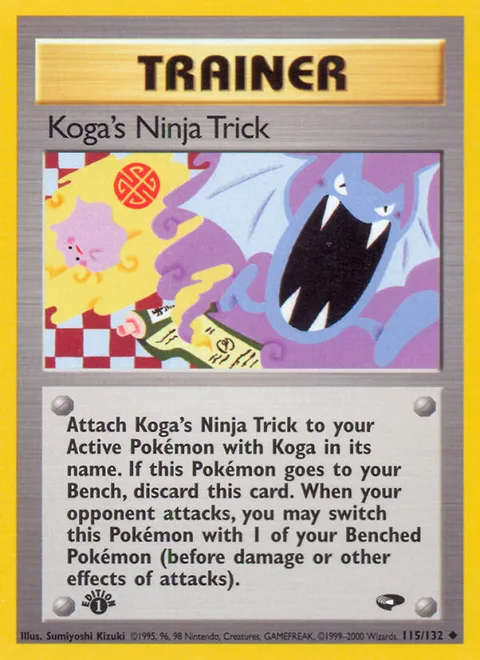Koga's Ninja Trick, a Pokémon card