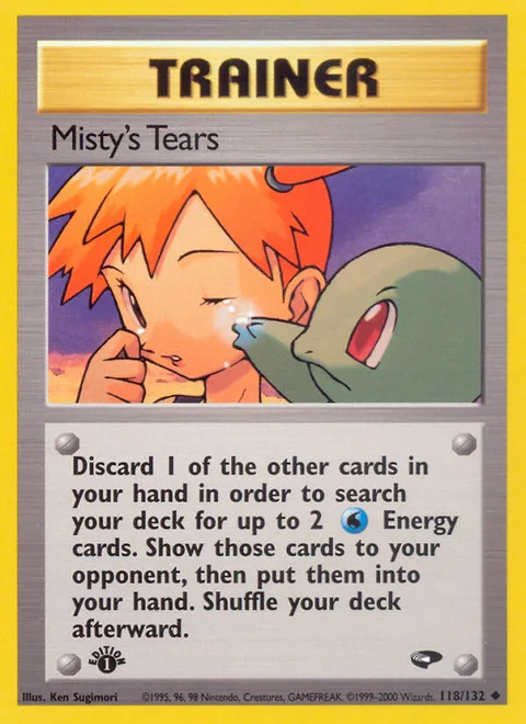 Misty's Tears, a Pokémon card