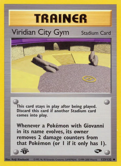 Viridian City Gym, a Pokémon card