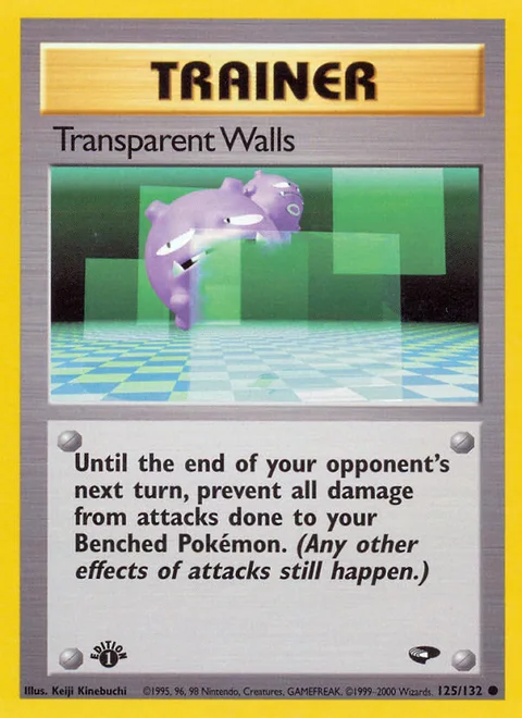 Transparent Walls, a Pokémon card