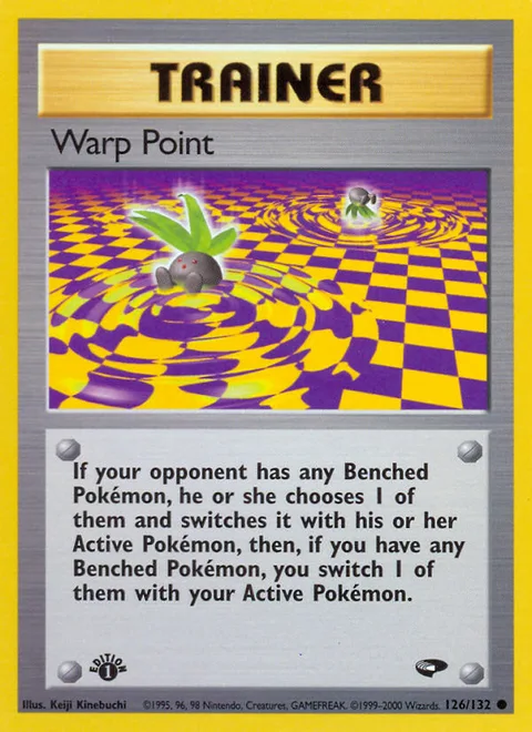 Warp Point, a Pokémon card