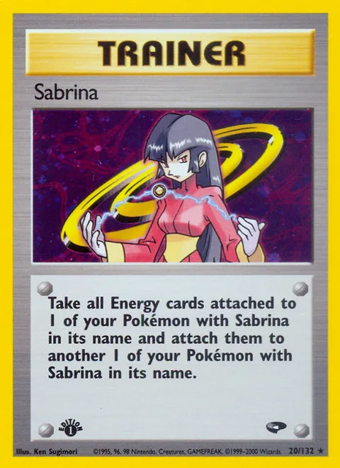 Sabrina, a Pokémon card