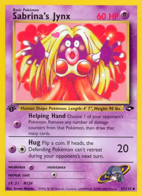 Sabrina's Jynx, a Pokémon card