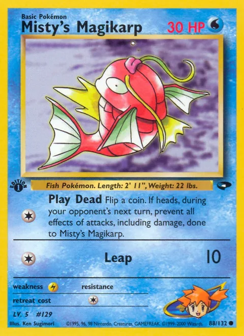 Misty's Magikarp, a Pokémon card