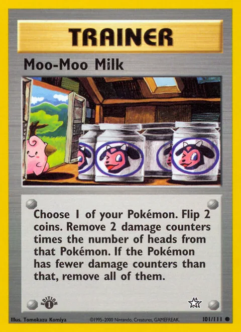 Moo-Moo Milk, a Pokémon card