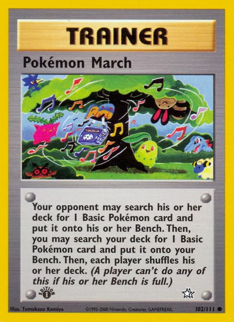 Pokémon March, a Pokémon card