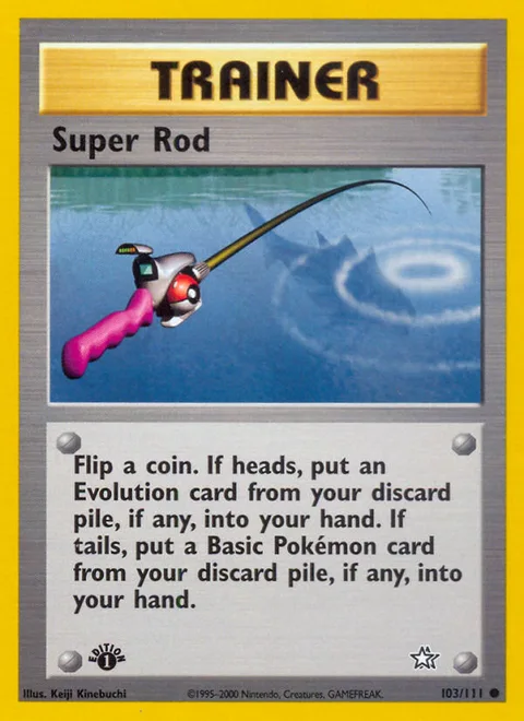 Super Rod, a Pokémon card