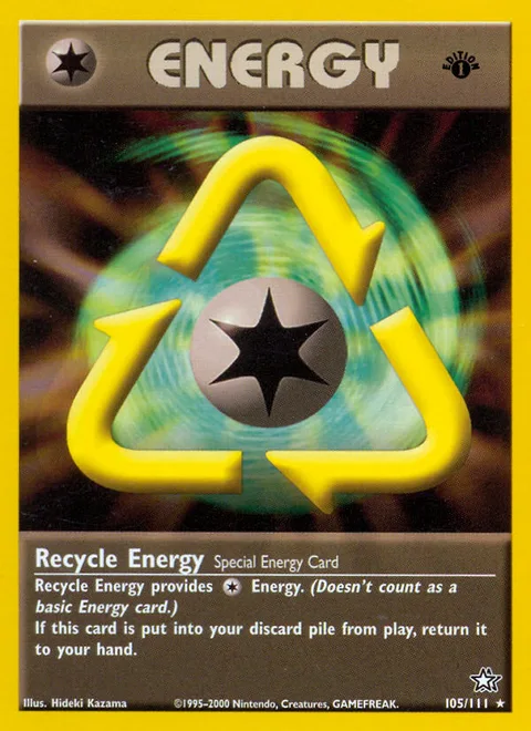 Recycle Energy, a Pokémon card