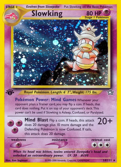 Slowking, a Pokémon card