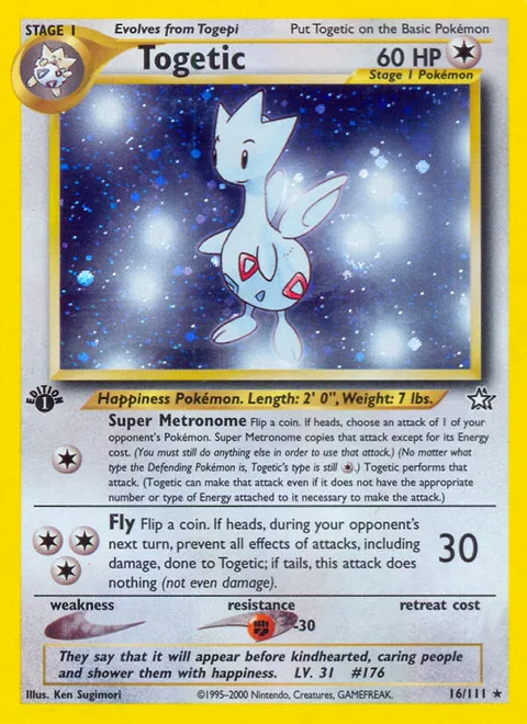 Togetic, a Pokémon card