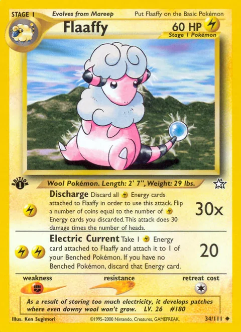 Flaaffy, a Pokémon card