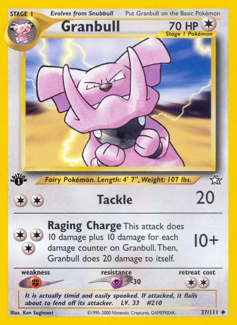 Granbull, a Pokémon card