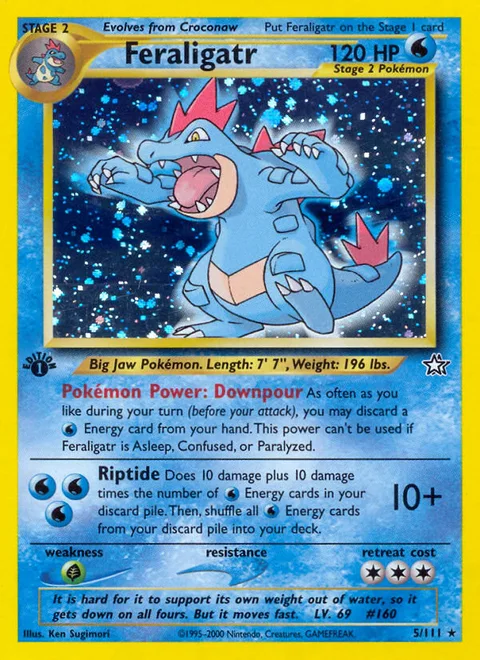 Feraligatr, a Pokémon card