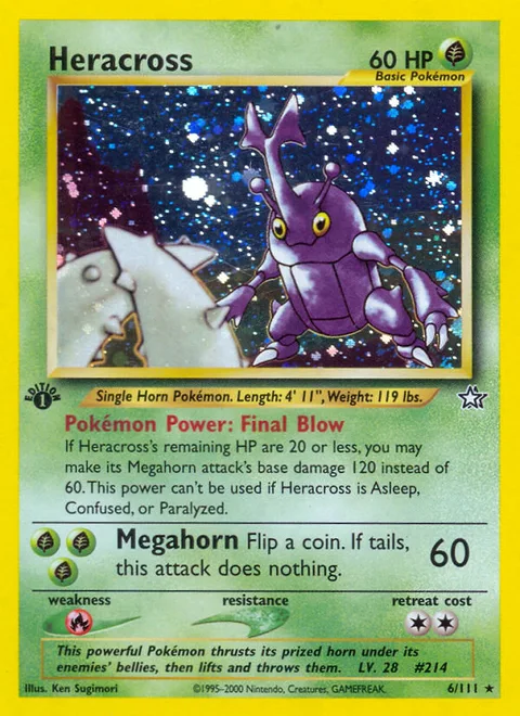 Heracross, a Pokémon card