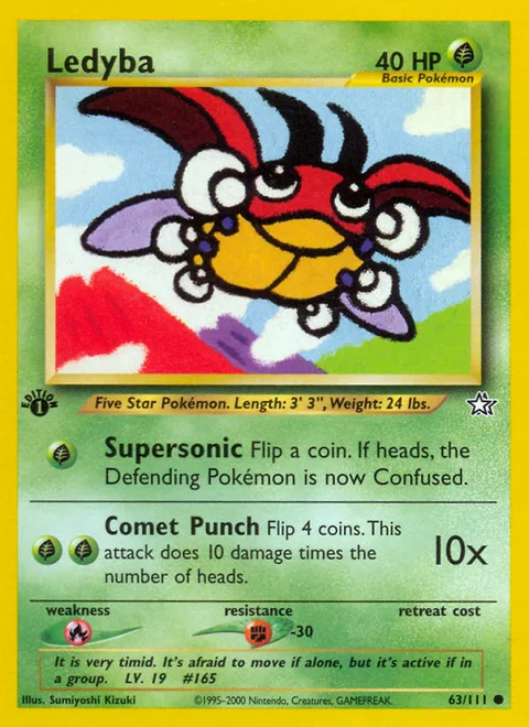 Ledyba, a Pokémon card