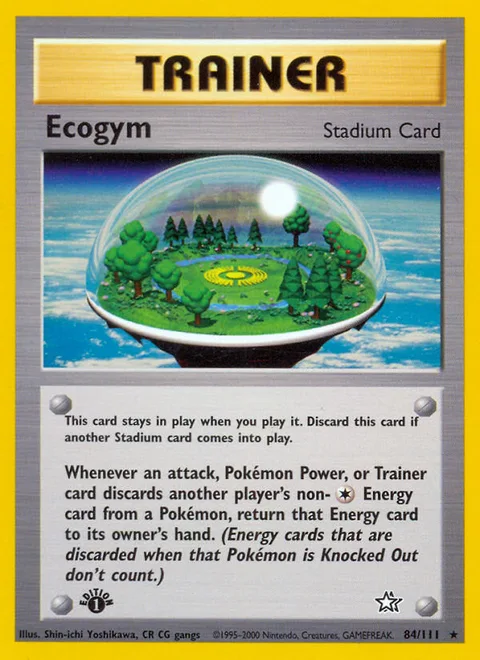 Ecogym, a Pokémon card