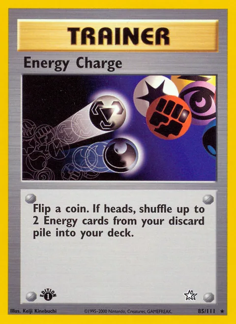 Energy Charge, a Pokémon card