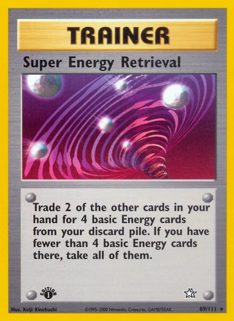 Super Energy Retrieval, a Pokémon card