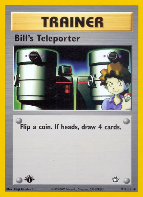 Bill's Teleporter, a Pokémon card