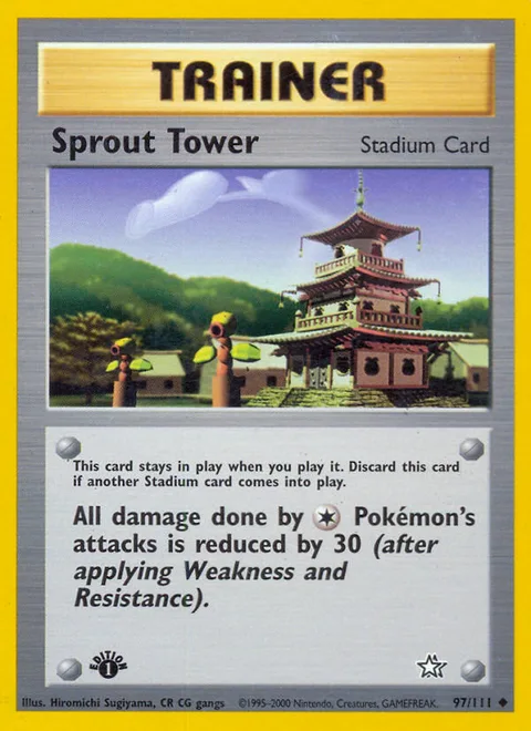 Sprout Tower, a Pokémon card