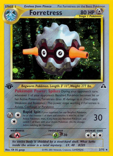 Forretress, a Pokémon card