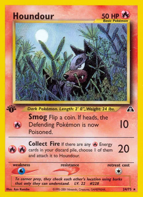 Houndour, a Pokémon card