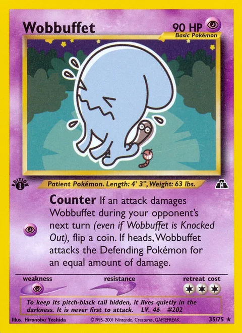 Wobbuffet, a Pokémon card