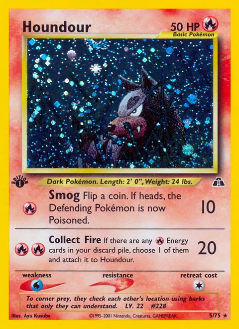 Houndour, a Pokémon card