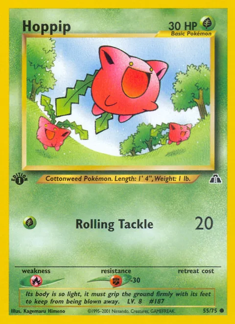 Hoppip, a Pokémon card