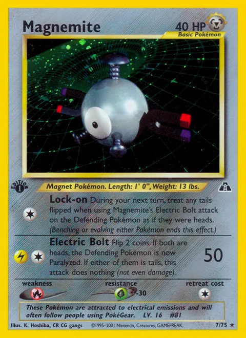 Magnemite, a Pokémon card