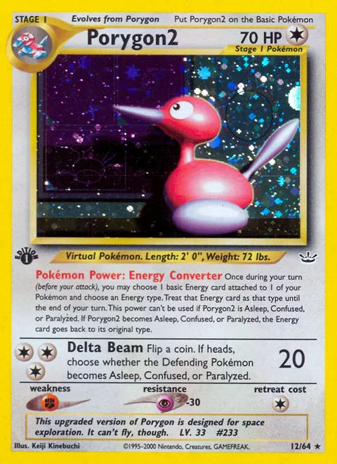 Porygon2, a Pokémon card