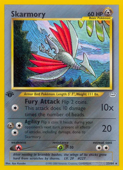 Skarmory, a Pokémon card