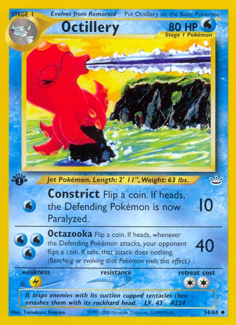 Octillery, a Pokémon card