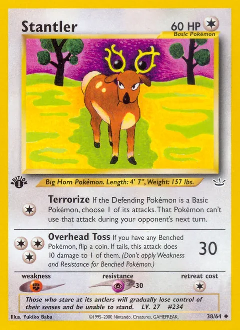 Stantler, a Pokémon card