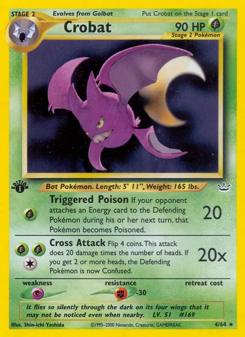 Crobat, a Pokémon card