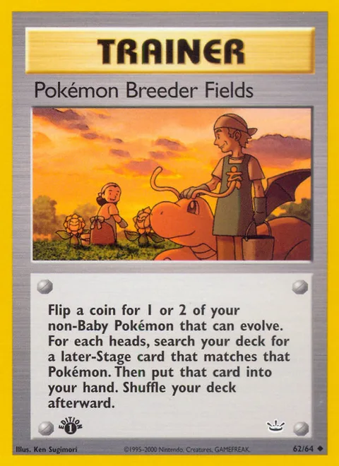 Pokémon Breeder Fields, a Pokémon card