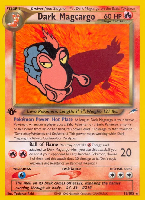 Dark Magcargo, a Pokémon card