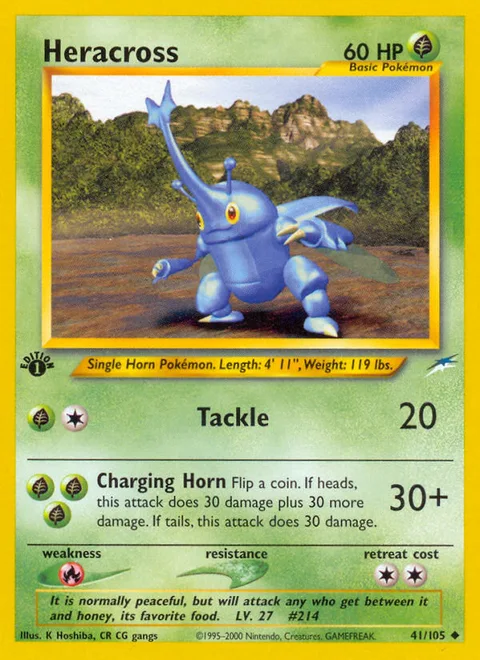 Heracross, a Pokémon card