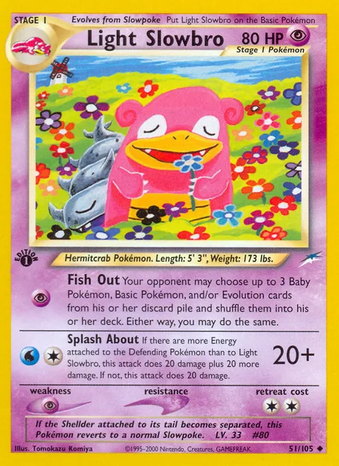 Light Slowbro, a Pokémon card