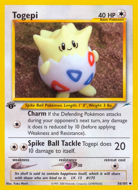 Togepi, a Pokémon card