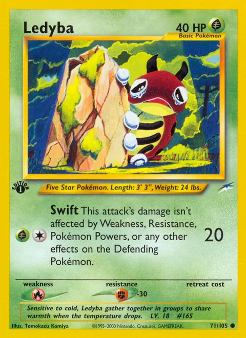 Ledyba, a Pokémon card
