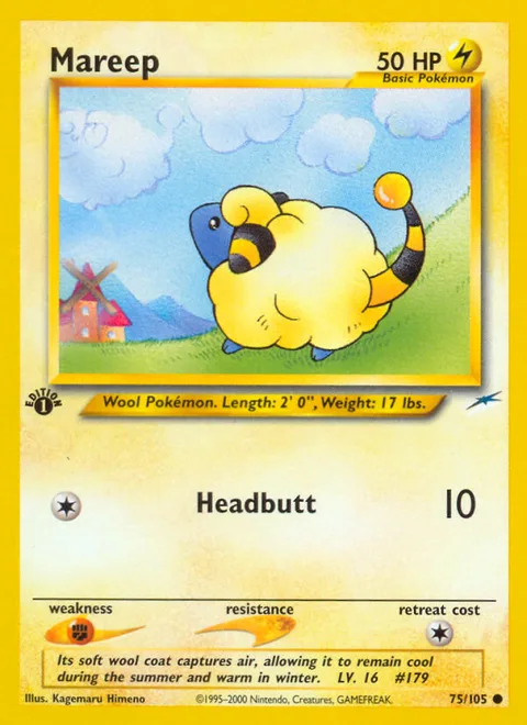 Mareep, a Pokémon card