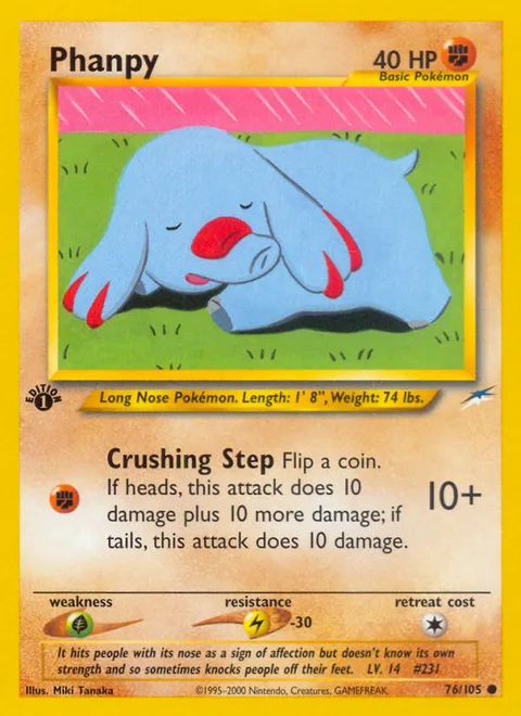 Phanpy, a Pokémon card